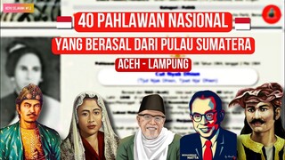 Dari Aceh - Lampung, Inilah 40 Pahlawan Nasional asal Pulau Sumatera!! - Kepo Sejarah Eps. 12