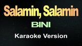 Salamin, Salamin - BINI (Karaoke)