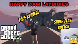 HAPPY 200K LAYBIBIES *FACEREVEAL AND UNBOXING OF THE SILVER PLAY BUTTON*(NAKAKHIYAA) | GTA V RP
