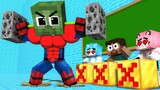 Monster School : Spider Man Baby Zombie Sad Back Story - Minecraft Animation