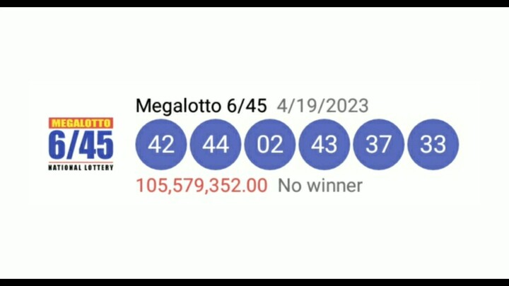 Lotto 6/45 6/55 4D 3D 2D Small Lottery Result: April 19 2023 - Wednesday