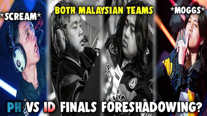 PH 🇵🇭 VS ID 🇮🇩 FINALS FORESHADOWING?!, BOTH MALAYSIAN TEAMS DOWN THE LOWER BRACKETS. . .