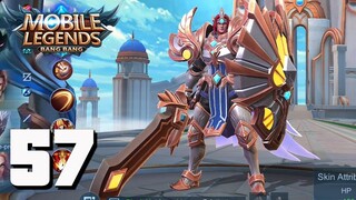 Mobile Legends - Gameplay part 57 - Tigreal Lightborn Defender(iOS, Android)