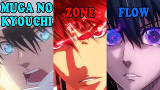 So Sánh Cảnh Giới Vô Ngã - Zone - Flow (Prince of Tennis - Kuroko no Basket - Blue Lock)