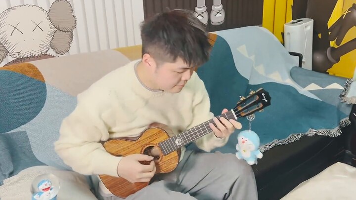 [Ukulele] Solo kiểu ngón tay "Doraemon" - một bài tập leo núi bằng tay trái mà ngay cả những người m