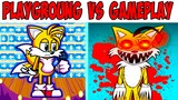 FNF Character Test | Gameplay VS Playground | Tails.exe | Boyfriend Dies but it's Tails | (FNF Mod)