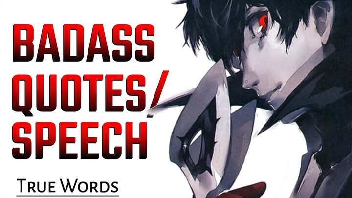 Top 5 Badass Anime Quotes/Philosophy with Voice | True Words