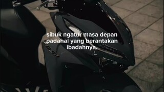 sibuk ngatur masa depan padahal yg berantakan ibadahnya 🥹