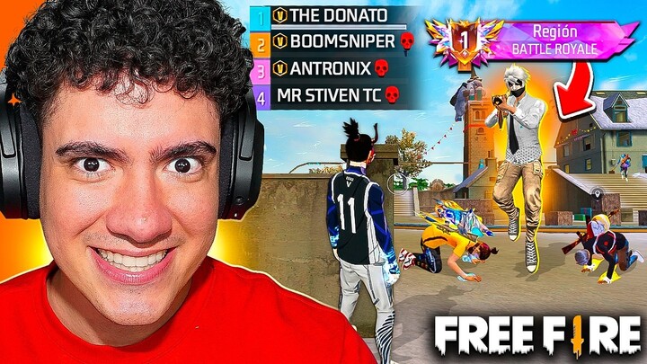 EMPAREJE CON EL TOP GLOBAL DE FREE FIRE en UNA PARTIDA Y ESTO PASÓ !! - TheDonato