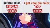 You can CHANGE THE COLOR of your BIO in Honkai: Star Rail