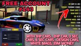FREE ACCOUNT #143 | CAR PARKING MULTIPLAYER | YOUR TV     GIVEAWAY
