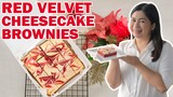 AMAZING RED VELVET CHEESECAKE BROWNIES | PANG-NEGOSYO RECIPE | Jenny's Kitchen