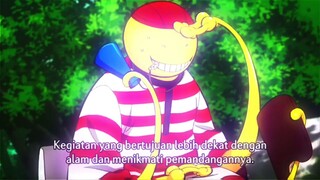 koro sensei berteriak kyaa. 😆😆😆