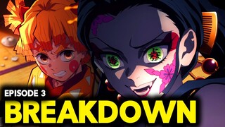 ZENITSU VS DAKI (Upper Moon 6)! THE HASHIRA KILLER! - Demon Slayer Season 2 Episode 3 BREAKDOWN