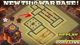 NEW TH10 WAR BASE + LINK + REPLAY PROOF | ANTI 3 STAR | CLASH OF CLAN