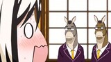 When the zebra sister learns that she and the donkey are of the same kind, she directly doubts her l