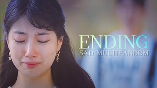 ✧˚‧ ending ∥ sad multifandom