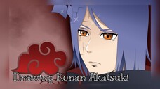 Gambar waifu termahal🤑 berkelas😲 Konan Akatsuki | Naruto Shippuden Fanart