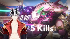 【Overwatch 2】5 kills D.va 【Kyleeemon Clip】