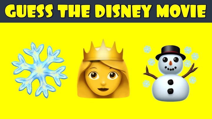 Guess the Disney Movies by the Emojis