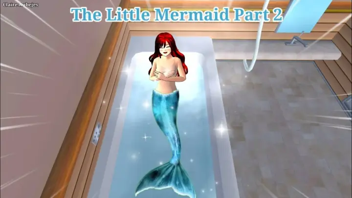 The Little Mermaid Story : Ariel In Land ( PART 2 ) | SAKURA SCHOOL SIMULATOR | SHORTFILM