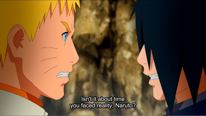Sasuke Tells Naruto to Face the Reality that Kurama is Gone Forever