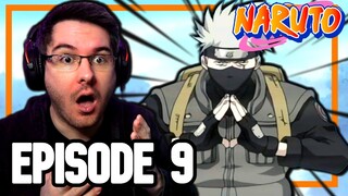 KAKASHI'S SHARINGAN!! | Naruto Episode 9 REACTION | Anime Reaction