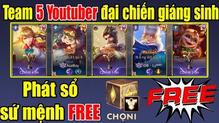 Biệt đội giáng sinh cùng 5 Youtuber Xuân TV, Max Moba, Top 1 Liliana, Onekill TV, Top 1 Ilumia ?