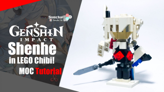 LEGO Genshin Impact Shenhe Chibi MOC Tutorial | Somchai Ud