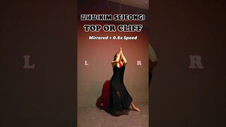 김세정(KIM SEJEONG) 'Top or Cliff' 느리게 배우기 ｜ Dance Tutorial Mirrored & 0.8x Speed #Shorts