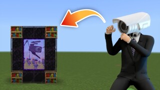 CARA MEMBUAT PORTAL CAMERAMAN (Skibidi Toilet) - MINECRAFT