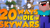 20 วิธีในการตายใน Skywars (แอนิเมชั่น Minecraft) Hypixel