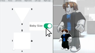 NEW BABY SIZE IN ROBLOX UPDATE... 👶😲