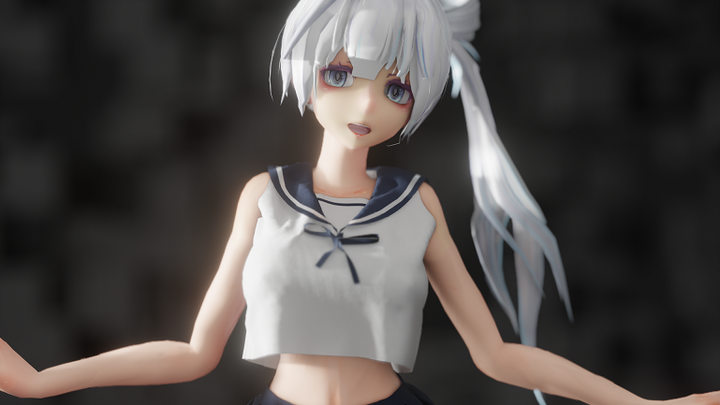 {Brilliant MMD} Let's enjoy the abdominal muscles of the warship| Cloth| 2K|