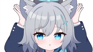 [Azure Files Handwritten] The moment when the little wolf's ears stand up