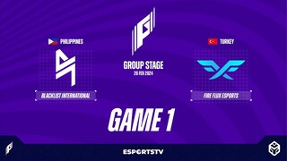 Blacklist International vs Fire Flux Esports GAME 1 Games of the Future 2024 | BLCK VS FF