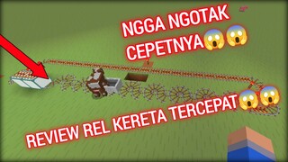 REVIEW REL KERETA TERCEPAT BUATAN SENDIRI😱😱!!