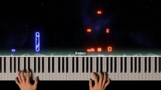 Piano Efek Khusus AI】 'ZERO to INFINITY' "Ultra Galaxy Fight: The Great Conspiracy" Lagu Tema