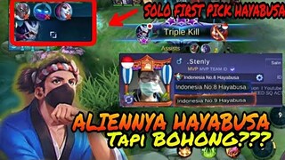 Alien Hayabusa Tapi Bohong?? Solo firstpick Stenly Hayabusa Gameplay Mobile Legends