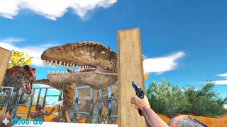 Vicious Dinosaurs Attack My Camp. FPS Perspective! Animal Revolt Battle Simulator