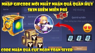 Liên Quân | Nhận 2 Giftcode FREE Nhận Quà Trang Phục Hiếm Và Quân Huy Mới Cực Ngon