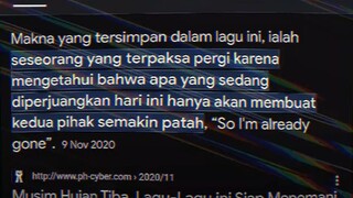 jika kamu mencinta i seseorang dan dia menempati tempatku, aku akan pergi