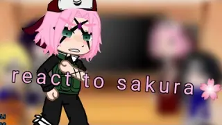 Past Naruto react to the future pt2 Sakura haruno/ Uchiha