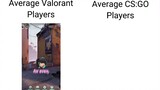 Average Valorant players vs Average CS:GO players