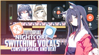 Tutorial Nightcore Switching Vocals Constant Shake And Beat | Tutorial Kinemaster