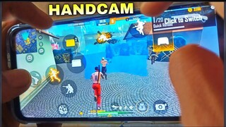 Realme narzo 20 pro free fire gameplay test 4 finger handcam m1887 onetap headshot SD860 smoothaf📳🇮🇳