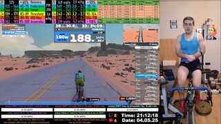 Zwift Cycling Workout 4.05.2025