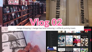 Vlog 02 | Manga shopping at Fully Booked & Tankobonbon + manga haul + unboxing