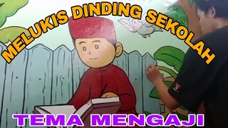 projek lukisan dinding sekolah majelis