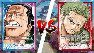 One Piece TCG OP-01: Crocodile (Blue/Purple) v. Zoro (Red) Tournament Match!